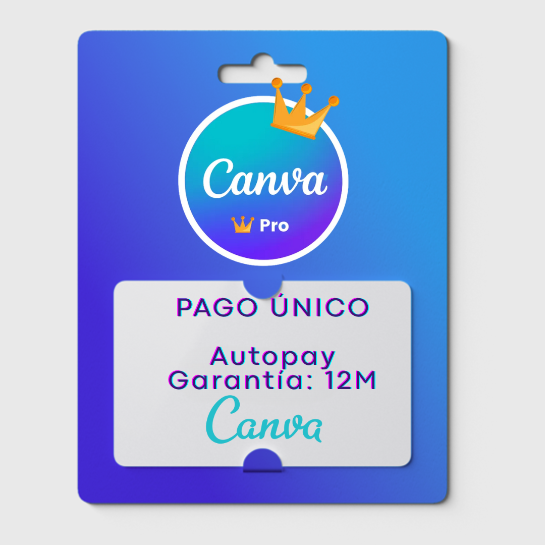 Canva Pro (no edu) - Pago único